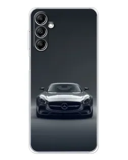 Чехол для Samsung Galaxy M36 с картинкой «Mercedes на черном»