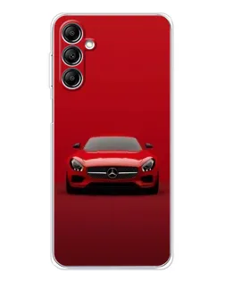 Чехол для Samsung Galaxy M36 с картинкой «Красный Mercedes AMG»