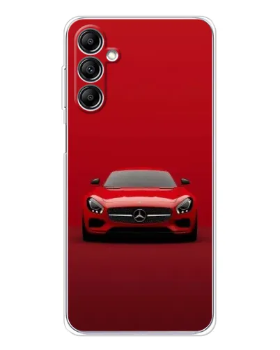 Чехол для Samsung Galaxy M36 с картинкой «Красный Mercedes AMG»
