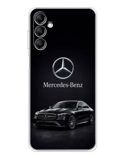 Чехол для Samsung Galaxy M36 с картинкой «Mercedes — решетка радиатора»