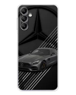 Чехол для Samsung Galaxy M36 с картинкой «Mercedes AMG — графика»