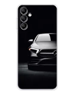 Чехол для Samsung Galaxy M36 с картинкой «Свет фар Mercedes»