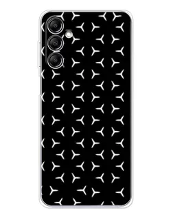 Чехол для Samsung Galaxy M36 с картинкой «Mercedes паттерн звезд»
