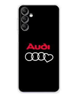 Чохол для Samsung Galaxy M36 з картинкою «Логотип Audi Heart»