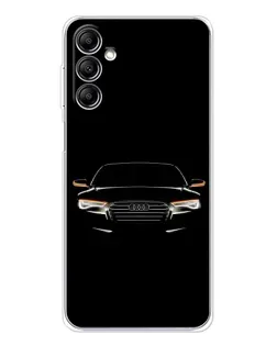 Чохол для Samsung Galaxy M36 з картинкою «Audi — нічний контур»