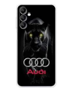 Чохол для Samsung Galaxy M36 з картинкою «Пантера та Audi»