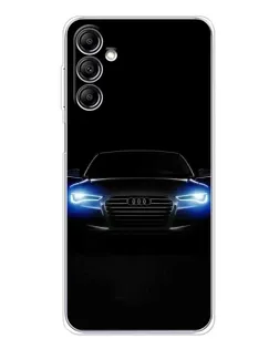 Чохол для Samsung Galaxy M36 з картинкою «Audi в неоні»