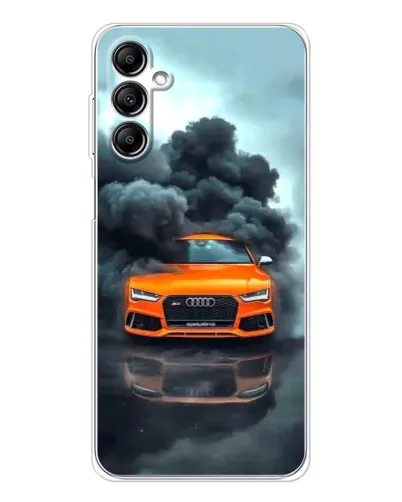 Чохол для Samsung Galaxy M36 з картинкою «Audi у хмарах диму» Чохол для Samsung Galaxy M36 з картинкою «Audi у хмарах диму»