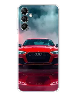 Чохол для Samsung Galaxy M36 з картинкою «Audi RS — червоний стиль»