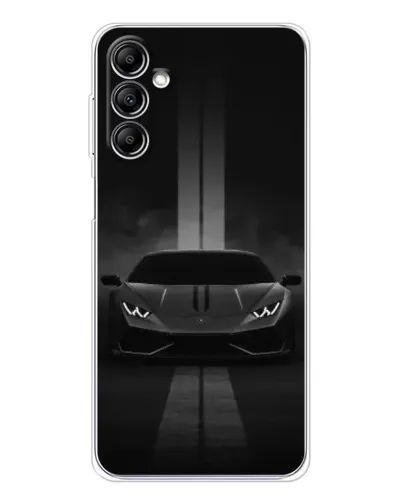 Чехол для Samsung Galaxy M36 с картинкой «Lamborghini симметрия дорог»