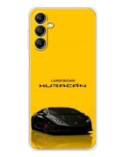 Чехол для Samsung Galaxy M36 с картинкой «Lamborghini Huracan черный»