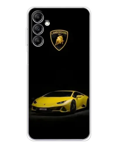 Чехол для Samsung Galaxy M36 с картинкой «Lamborghini желтый акцент»