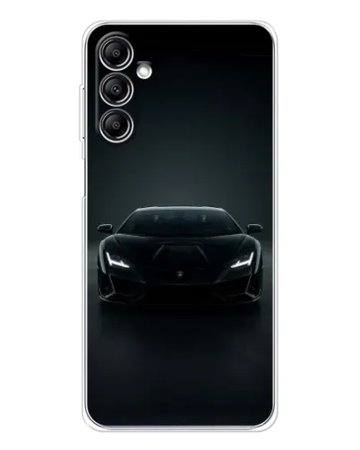 Чехол для Samsung Galaxy M36 с картинкой «Черный Lamborghini Aventador»