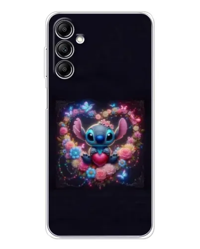Чохол для Samsung Galaxy M36 з картинкою «Stitch у квітах» Чохол для Samsung Galaxy M36 з картинкою «Stitch у квітах»