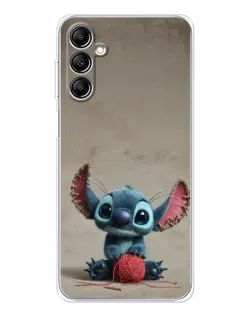 Чохол для Samsung Galaxy M36 з картинкою «Стіч на чоричневому фоні»