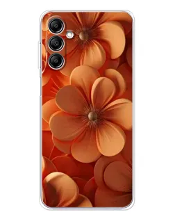 Чехол для Samsung Galaxy M36 с картинкой «Оранжевый макро цветок» Чехол для Samsung Galaxy M36 с картинкой «Оранжевый макро цветок»