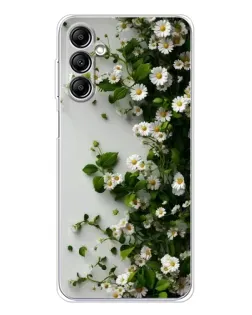 Чехол для Samsung Galaxy M36 с картинкой «Ветка мелких белых цветов» Чехол для Samsung Galaxy M36 с картинкой «Ветка мелких белых цветов»