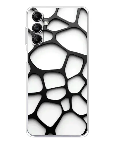 Чохол для Samsung Galaxy M36 з картинкою «Біла об'ємна сітка» Чохол для Samsung Galaxy M36 з картинкою «Біла об'ємна сітка»