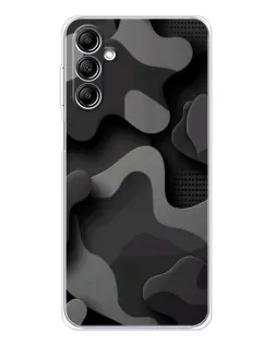 Чохол для Samsung Galaxy M36 з картинкою «Темний абстрактний камуфляж»