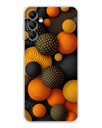 Чохол для Samsung Galaxy M36 з картинкою «Об'ємні помаранчеві сфери» Чохол для Samsung Galaxy M36 з картинкою «Об'ємні помаранчеві сфери»