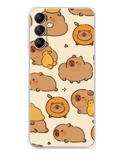 Чехол для Samsung Galaxy M36 с картинкой «Капибары с апельсинами» Чехол для Samsung Galaxy M36 с картинкой «Капибары с апельсинами»
