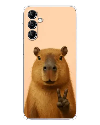 Чехол для Samsung Galaxy M36 с картинкой «Капибара виктория» Чехол для Samsung Galaxy M36 с картинкой «Капибара виктория»