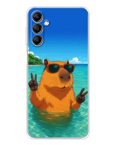 Чехол для Samsung Galaxy M36 с картинкой «Морская капибара» Чехол для Samsung Galaxy M36 с картинкой «Морская капибара»