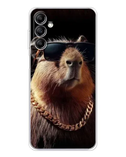 Чехол для Samsung Galaxy M36 с картинкой «Капибара золотая цепь» Чехол для Samsung Galaxy M36 с картинкой «Капибара золотая цепь»