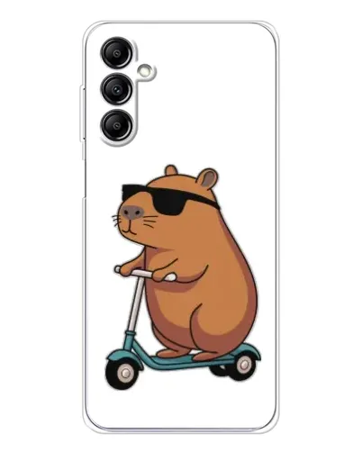 Чехол для Samsung Galaxy M36 с картинкой «Капибара на самокате» Чехол для Samsung Galaxy M36 с картинкой «Капибара на самокате»