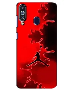 Чехол для Samsung Galaxy M40 с картинкой «Jordan Red Smoke» Чехол для Samsung Galaxy M40 с картинкой «Jordan Red Smoke»