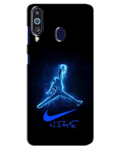 Чехол для Samsung Galaxy M40 с картинкой «Jordan Neon Blue» Чехол для Samsung Galaxy M40 с картинкой «Jordan Neon Blue»