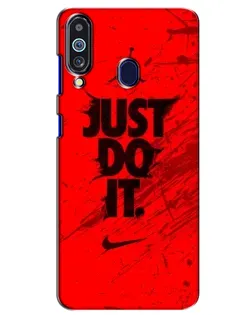 Чехол для Samsung Galaxy M40 с картинкой «Nike Just Do It» Чехол для Samsung Galaxy M40 с картинкой «Nike Just Do It»