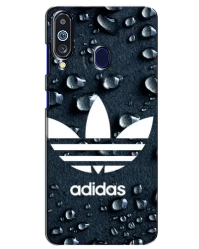 Чехол для Samsung Galaxy M40 с картинкой «Adidas Trefoil Blue»
