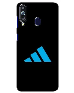 Чехол для Samsung Galaxy M40 с картинкой «Adidas Cyan Logo»