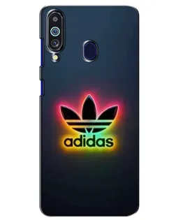 Чехол для Samsung Galaxy M40 с картинкой «Неоновый Adidas»