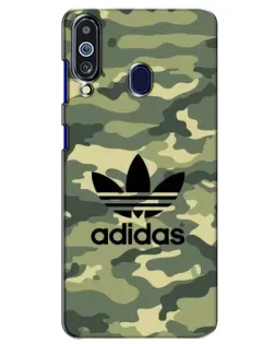 Чехол для Samsung Galaxy M40 с картинкой «Милитари стиль Adidas»