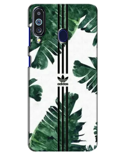 Чехол для Samsung Galaxy M40 с картинкой «Пальмовые листья адидас»