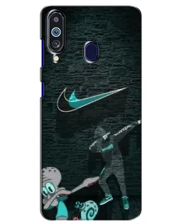 Чехол для Samsung Galaxy M40 с картинкой «Спортивный арт Nike»