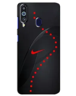 Чехол для Samsung Galaxy M40 с картинкой «Абстрактный дизайн Nike»