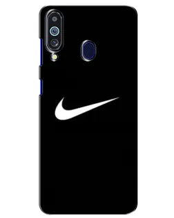 Чехол для Samsung Galaxy M40 с картинкой «Минималистический Найк»