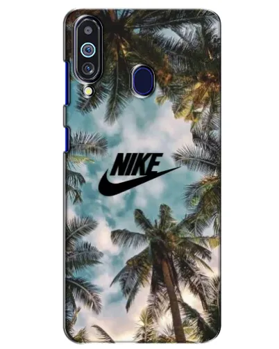 Чехол для Samsung Galaxy M40 с картинкой «Тропический принт Nike» Чехол для Samsung Galaxy M40 с картинкой «Тропический принт Nike»