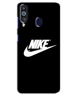 Чехол для Samsung Galaxy M40 с картинкой «Мазки краски Nike»