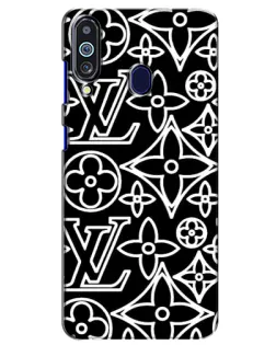 Чехол для Samsung Galaxy M40 с картинкой «Черно-белый узор LV» Чехол для Samsung Galaxy M40 с картинкой «Черно-белый узор LV»