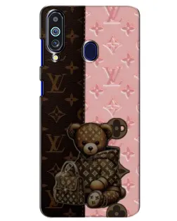 Чехол для Samsung Galaxy M40 с картинкой «Мишка в стиле LV» Чехол для Samsung Galaxy M40 с картинкой «Мишка в стиле LV»