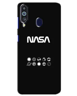 Чехол для Samsung Galaxy M40 с картинкой «NASA — технический принт» Чехол для Samsung Galaxy M40 с картинкой «NASA — технический принт»