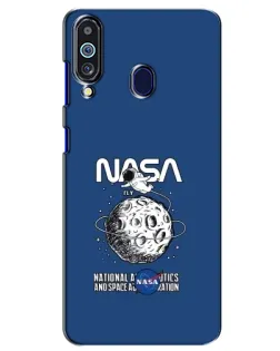 Чехол для Samsung Galaxy M40 с картинкой «NASA — лунная миссия» Чехол для Samsung Galaxy M40 с картинкой «NASA — лунная миссия»