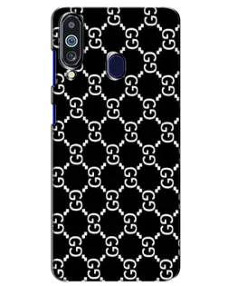 Чехол для Samsung Galaxy M40 с картинкой «Gucci — сетчатый паттерн»