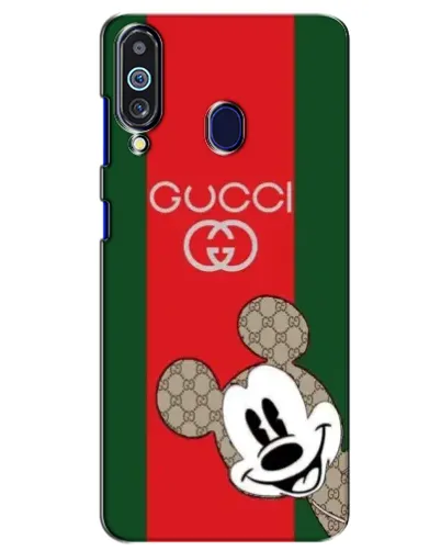 Чехол для Samsung Galaxy M40 с картинкой «Gucci — полосы и Микки»