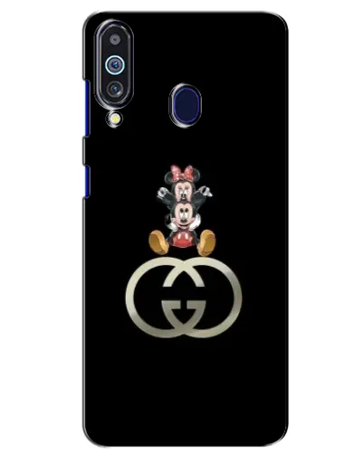Чехол для Samsung Galaxy M40 с картинкой «Минни Маус на лого»