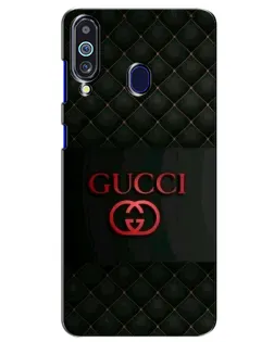 Чехол для Samsung Galaxy M40 с картинкой «Gucci — стеганый черный»